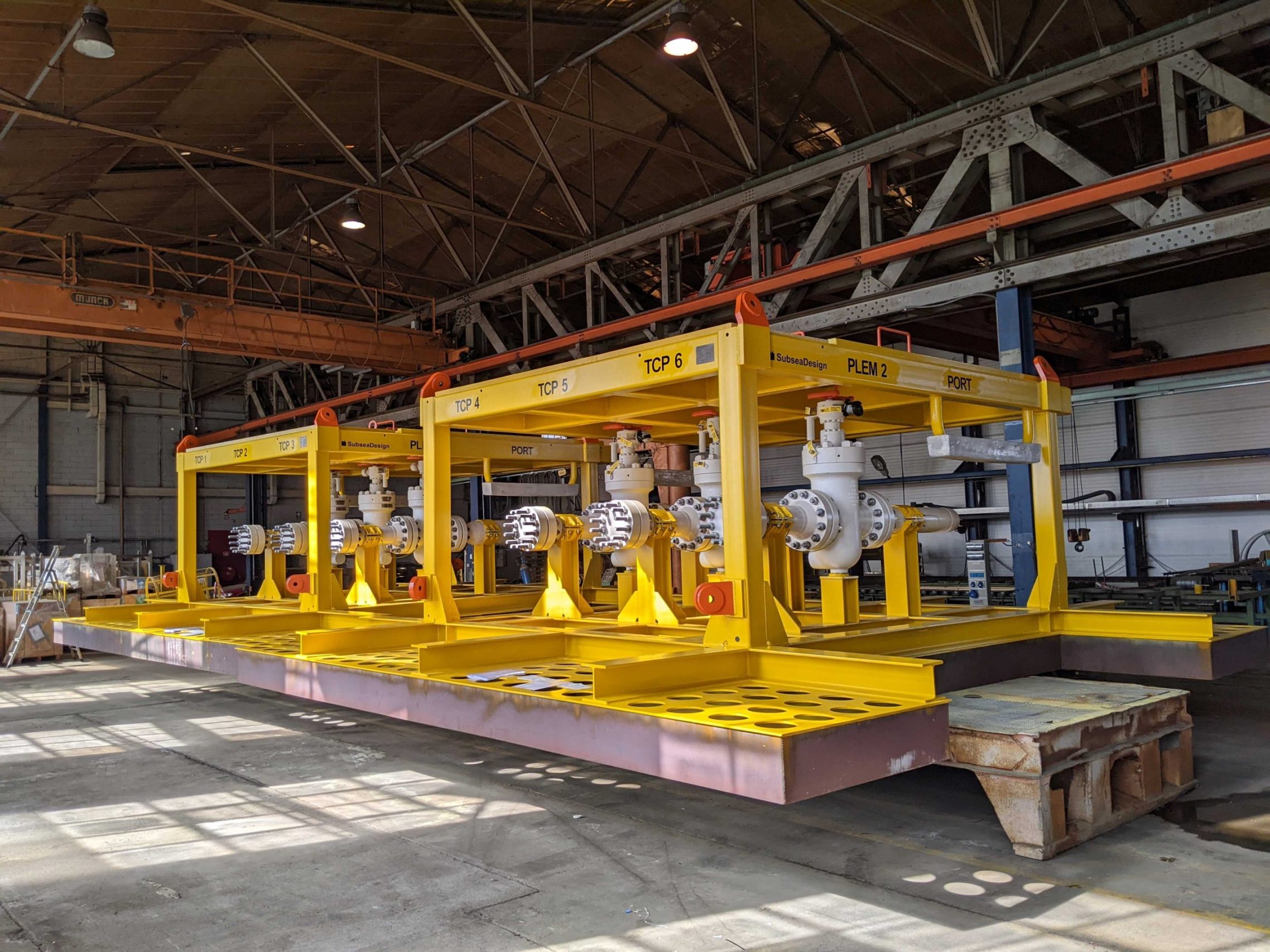 Subsea Gate Valves on PLEM